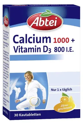 Zdjęcie produktu dla Abbey Osteo Vital Citrus Tabletki do żucia 30 kapsułek