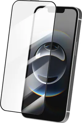 Obrázek produktu pro Avizar, tvrzené sklo pro iPhone 16e tvrdost 9H odolné proti poškrábání, zaoblené, černé