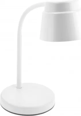 Produktbild von GTV Schreibtischlampe Helin, 350 Lumen, Leselicht 4000k, LED-schreibtischlampe, Nachttischlampe, Tischlampe, mit 150 cm Stromkabel, Grau, stabil & modern
