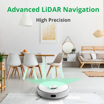Produktbild von 360 S5 Alexa Roboter Staubsauger LDS Navigation Saugroboter 2000Pa Kehrroboter