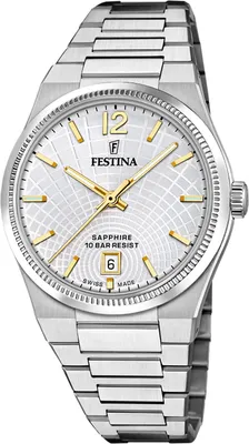 Produktbild von Festina Armbanduhr Rivé Swiss Made Silver & Gold