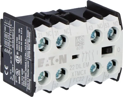 Productafbeelding van EATON 22DILEM hulpcontactschakelaar 2S+2Ö 010112. Aansluiting: schroefklemmen 010112
