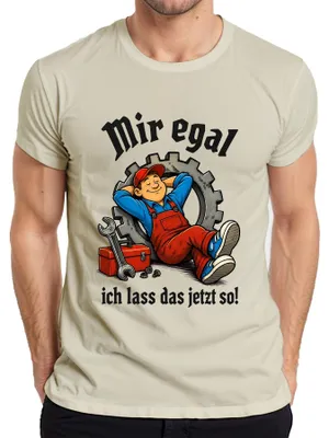 Obrázok produktu pre Mechanik, "Nechaj to tak," sarkastické tričko, pánske, príroda, veľkosť L