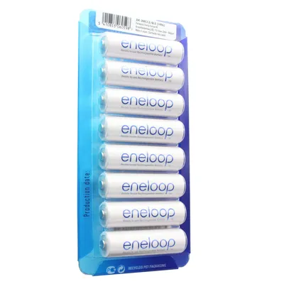 Produktbild von Sanyo HR-3UTG-8BP, 2000 mAh, Nickel–Metal Hydride (NiMH), AA