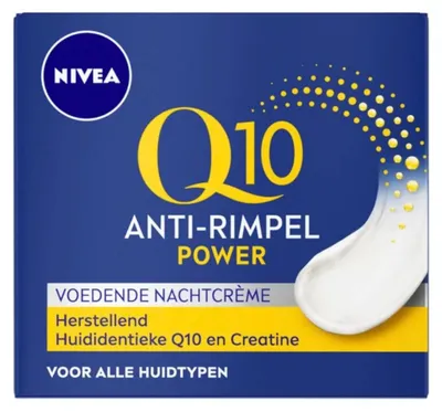 Image de 3 x Crème de nuit anti-rides Nivea Q10 Power 50 ml