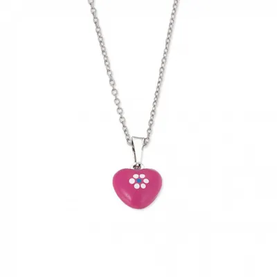Produktbild von Scout Kinder Halskette Kette Silber Herz rosa Girls Mädchen 261081200