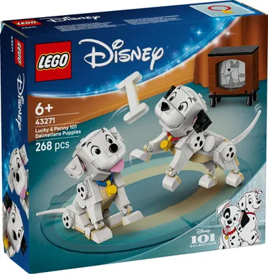 Image de LEGO® Disney Les chiots Lucky et Penny des 101 Dalmatiens 43271
