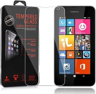 Produktbild von Cadorabo Panzer Folie für Nokia Lumia 540 Schutzfolie in Transparent Gehärtetes Tempered Display-Schutzglas