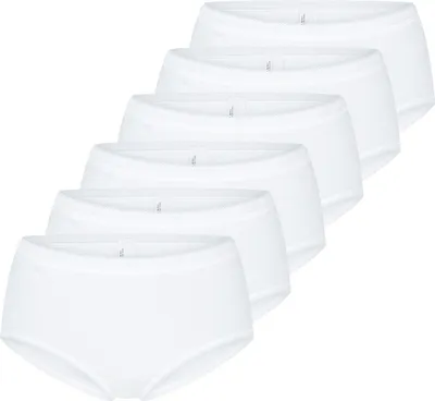 Produktbild von sloggi 6er Pack Basic + Midi Slip Perfekter Sitz, Mit feinen Details, Angenehm auf der Haut