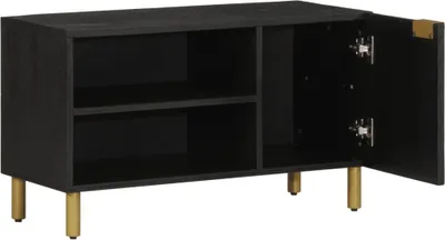 Obrázek produktu pro vidaXL TV skříňka černá 80x33x46 cm materiál na bázi dřeva