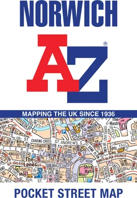 Produktbild von Norwich A-Z Pocket Street Map