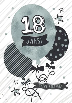 Produktbild von CACTUS Geburtstagskarte "Luftballon" - 40. Geburtstag
