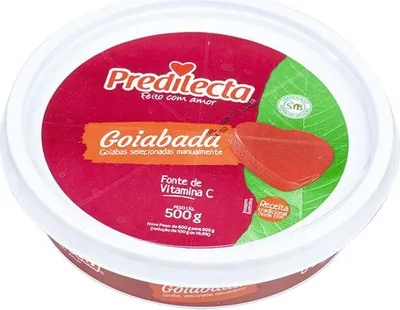 Produktbild von PREDILECTA Guaven-Dessert - Goiabada Poli 500g - schnittfestes Guavendessert in Plastikdose