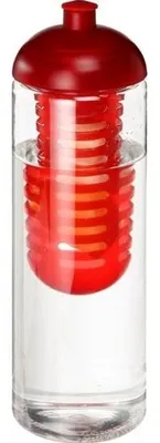 Produktbild von Trinkflasche mit Fruchteinlage - rot - 850 ml - auslaufsicher - sportlich