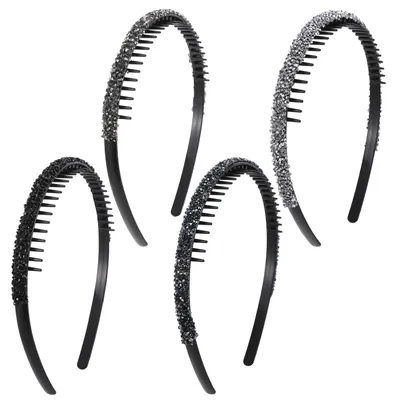Produktbild von Elzusha - 4 Haarbänder mit Kristallen für Damen