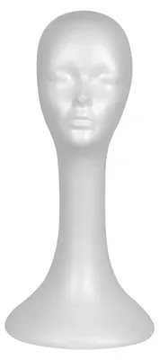 Produktbild von Schaumstoff-Perückenkopf, große weibliche Schaufensterpuppe, Haarteil-Präsentationshalter, Hut-, Sonnenbrillen-, Kopfhörer-, Kopfbedeckungsständer, Kosmetikmodell-Kopf-Requisite