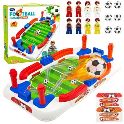 Obrázok produktu pre Mini stolný futbal pre deti aj dospelých – interaktívna spoločenská hra s 8 figúrkami