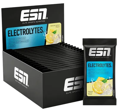 Produktbild von ESN Electrolytes – Natural Lemon – 15 x 22,5 g Sachets (337,5 g)