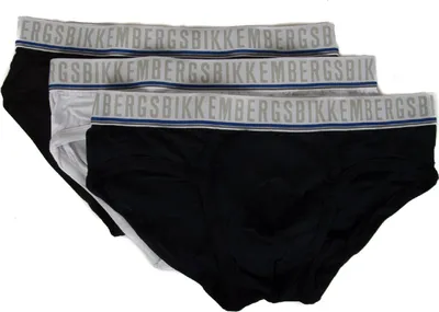 Immagine prodotto di Confezione 3 slip mutanda uomo tripack BIKKEMBERGS articolo B41318L0H, XXL, Cotone 94%,Spandex 6%