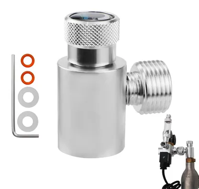 CO2-Zylinderadapter TR21.4 auf W21.8, Druckregler, Anschlusskit