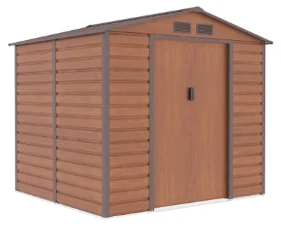 Zdjęcie produktu dla Domek ogrodowy G21 GAH 407 - 213 x 191 cm, brązowy