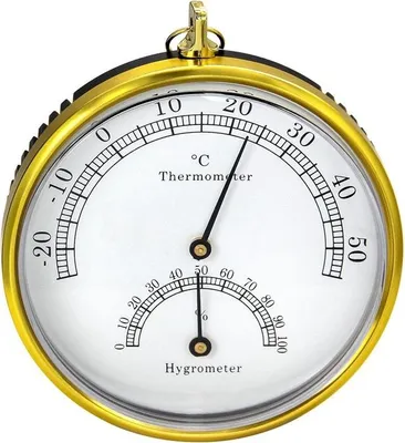 Image de Thermomètre à air Okko ZLJ-065, or/blanc