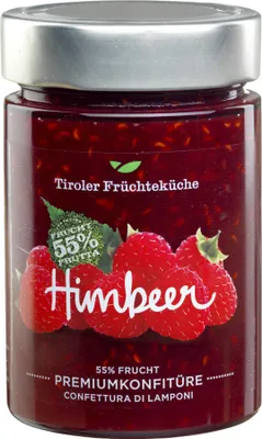 Produktbild von Tiroler Bauernstandl - Konfitüre, Marmelade, Brotaufstrich - Himbeerkonfitüre 420 g