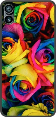 Produktbild von König Design Hülle kompatibel mit Nothing Phone 1 Kunststoff Soft Handyhülle - Handy Case Bunte Rosen