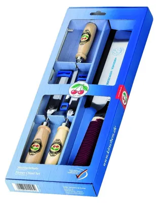 Productafbeelding van Kirschen-sets voor het uitsnijden van hout, met Japanse zaag nr. 1195 SB