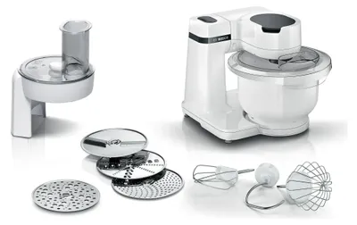 Produktbild von Bosch Serie 2 MUMS2AW01, 3,8 l, Weiß, 2 kg, 1,1 m, 800 g, Kunststoff