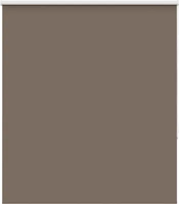 Zdjęcie produktu dla vidaXL Roleta zaciemniająca kawowy brąz 130x130cm szerokość tkaniny 126,6cm