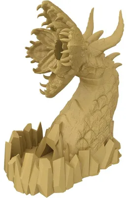Produktbild von Fates End Würfelturm Moonworm gold – 3D gedruckt, modular