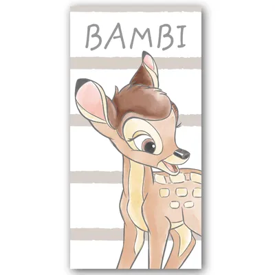 Obrázek produktu pro Disney Bambi ručník do sprchy Ručník na pláž 70 x 140 cm