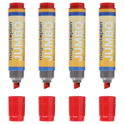 Produktbild von Jumbomarker rot 4St
