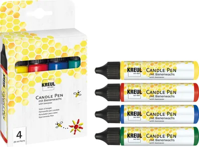 Image de KREUL 49755 KREUL Candle Pen, set de 4 pièces