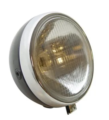 Image de Phares pour Zündapp, diamètre 17 cm - noir/chromé