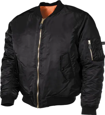 Produktbild von MFH US Pilotenjacke MA1, schwarz