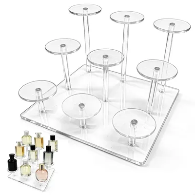 Acryl Display Riser, 3-stufig, transparent, 22x22x15,5 cm