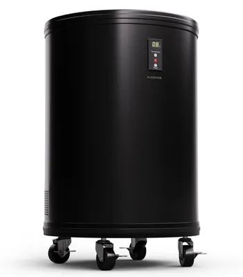 Obrázek produktu pro Klarstein Mr Barbot mini lednice s LED displejem, tichá lednice z ušlechtilé oceli, vnitřní/venkovní lednice na nápoje, lednice na víno na nápoje, 30 l, 360° výhled na lednici, 0-16 °C