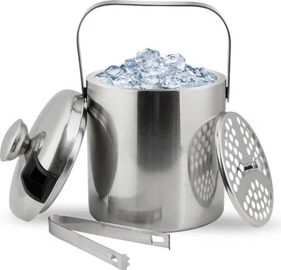 Produktbild von Eisbehälter 13 Liter - RVS - Doppelwandiger - Fruithalter - Ideal für Feiern und Hochzeiten