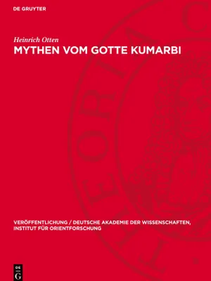 Produktbild von Mythen vom Gotte Kumarbi
