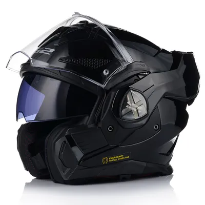 Obrázek produktu pro Výklopná přilba se sluneční clonou | LS2 FF901 ADVANT X | Motocyklová přilba výklopná helma 180º | Motocyklová přilba skládací | Certifikát ECE 22.06 | XS (53-54cm)