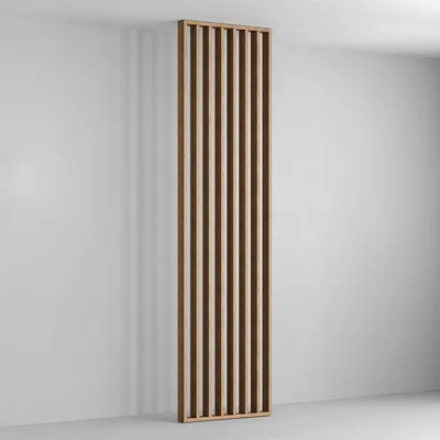 Produktbild von HEXIM Raumteiler Lamellenwand 275x58cm MDF Raumtrenner Trennwand, KI-generiertes Bild