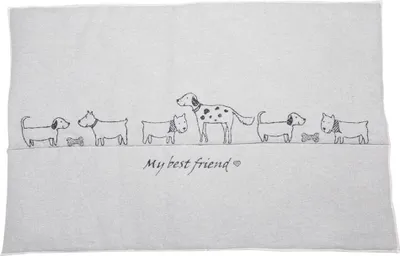 Produktbild von David Fussenegger Hundematte 'my best friend' 80 x 120 cm Filz - Grau