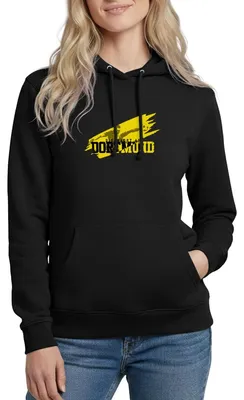Produktbild von Spreadshirt Die Macht Aus Dortmund Schwarz-Gelb Fußball Fan Damen Hoodie, L, Schwarz