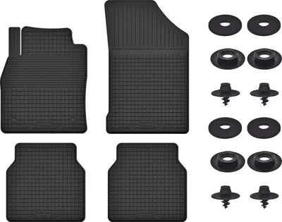 Produktbild von Gummimatten Mit Stoppern Für: Volvo V60 Ii (2018-) Schwarz Set
