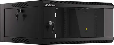 Produktbild von Lanberg WFFA-5604-10B Rack 4U Wandmontiertes Regal Schwarz (WFFA-5604-10B)