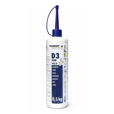 Produktbild von Vinylkleber D3/D4 KLEIBERIT 303.0 - Flasche 0,5kg - 303.0.8101
