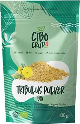 Produktbild von Tribulus Terrestris Pulver Hochdosiert - 100g. Enthält Vitamin C Alkaloide und Aminosäuren sowie Saponine und Flavonoide mit Antioxidativen