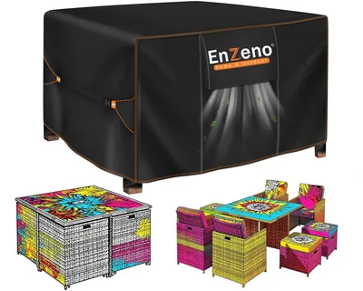 Imagen del producto de Solidchoice - Funda para muebles de jardín, impermeable - 150x150x74 cm, tejido Oxford